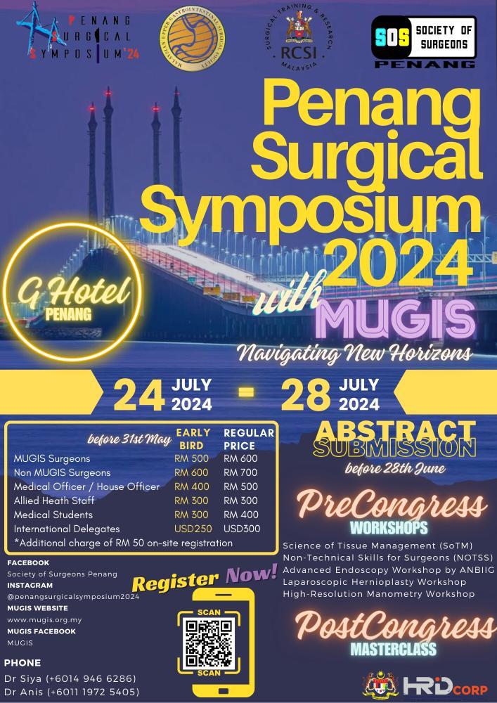 Penang Surgical Symposium 2024 - details